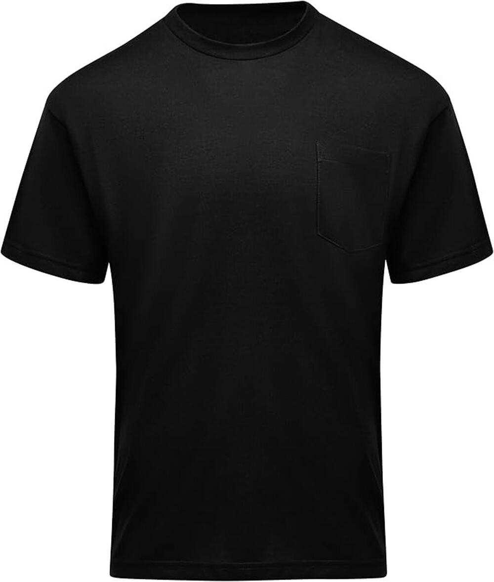 Red Kap Men's XL Black Short Sleeve Performance Core Pocket Athleisure Tee L27-3